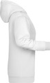 Dámská mikina s kapucí James Nicholson sweat hoodie women, bílá, vel. M