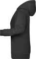 Dámská mikina s kapucí James Nicholson sweat hoodie women, černá, vel. M