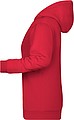 Dámská mikina s kapucí James Nicholson sweat hoodie women, červená, vel. 3XL
