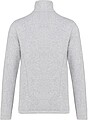 Dámská mikrofleecová mikina Kariban fleece jacket women, šedý melír, vel. S