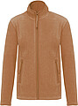 Dámská mikrofleecová mikina Kariban fleece jacket women, sv. hnědá, vel. S