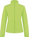 Dámská mikrofleecová mikina Kariban fleece jacket women, světle zelená, vel. S