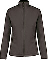 Dámská mikrofleecová mikina Kariban fleece jacket women, vojenská zelená tmavá, vel. S