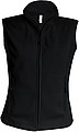 Dámská mikrofleecová vesta Kariban fleece vest women, černá, vel. S