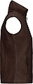 Dámská mikrofleecová vesta Kariban fleece vest women, hnědá, vel. S