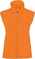 Dámská mikrofleecová vesta Kariban fleece vest women, oranžová, vel. S