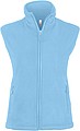 Dámská mikrofleecová vesta Kariban fleece vest women, sv. modrá, vel. S