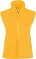 Dámská mikrofleecová vesta Kariban fleece vest women, žlutá, vel. S