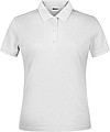 Dámské piqué polo James & Nicholson, bílá, XXL