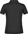Dámské piqué polo James & Nicholson, černá, XXL