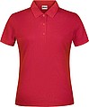 Dámské piqué polo James & Nicholson, červená, XXL
