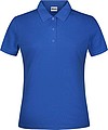 Dámské piqué polo James & Nicholson, královská modrá, XS