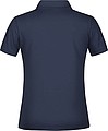 Dámské piqué polo James & Nicholson, námořní modrá, XXL