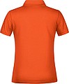 Dámské piqué polo James & Nicholson, oranžová, XS