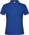 Dámské piqué polo James & Nicholson, tmavě královská modrá, XS