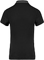 Dámské polotriko KARIBAN TWO-TONE JERSEY POLO SHIRT, černá/tm.šedá, 2XL