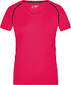 Dámské sportovní tričko James Nicholson sports T-shirt women, bílá/stříbrná, vel. XS