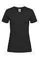 Dámské tričko STEDMAN CLASSIC-T ORGANIC WOMEN z bio bavlny, černá, S