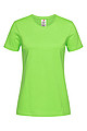 Dámské tričko STEDMAN CLASSIC -T ORGANIC WOMEN z bio bavlny, jasně zelená S