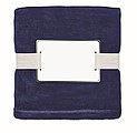 Deka 120x150cm, RPET fleece, modrá