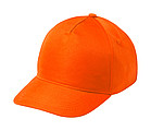 Dětská kšiltovka s 5 panely, oranžová