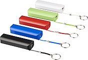 DORISA Powerbanka 1200 mAh s kroužkem na klíče, bílá