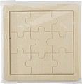 Dřevěné puzzle 9 dílků, k potisku