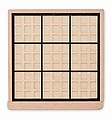 Dřevěné sudoku
