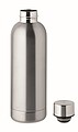 Dvoustěnná láhev na pití, 500ml, stříbrná