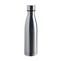 Dvoustěnná láhev na pití se šroubovacím víčkem, 500ml, stříbrná