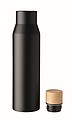 Dvoustěnná láhev z nerezové oceli, objem 500 ml, černá