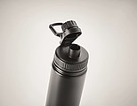 Dvoustěnná láhev z nerezu, 500ml, černá