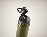 Dvoustěnná láhev z nerezu, 500ml, tmavě zelená