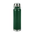 Dvoustěnná nerezová láhev na pití, 650ml, zelená