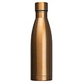 Dvoustěnná vakuovaná láhev na vodu, objem 500ml, zlatá