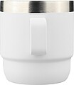 Dvoustěnný hrnek z recyklované nerezové oceli, 180 ml, bílá