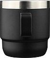 Dvoustěnný hrnek z recyklované nerezové oceli, 180 ml, černá