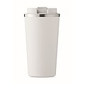 Dvoustěnný nerezový hrnek, 510ml, bílý