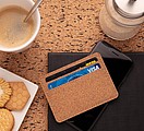 EKO RFID korkové pouzdro na karty, hnědá