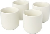 ELIN Čtyřdílný šálek na espresso 90 ml, bílá