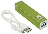 ENDURANCE Powerbanka s kapacitou 2200mAh, zelená