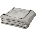 Extra měkký pléd z coral fleece, šedá