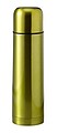 FUBSTER Lesklá nerezová termoska, objem 500 ml, zeleno-žlutá