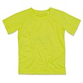 Funkční tričko STEDMAN ACTIVE 140 RAGLAN JUNIOR reflexní žlutá XL