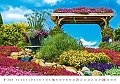 Gardens 2026, nástěnný kalendář, prodloužená záda
