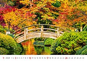 Gardens 2026, nástěnný kalendář, prodloužená záda