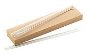 GlasSip skleněná brčka