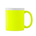 GURIO Keramický hrnek 300 ml, neonově žlutá