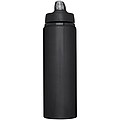 Hliníková láhev na pití s brčkem, 800ml, černá