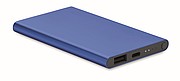Hliníková powerbanka 4000mAh, modrá